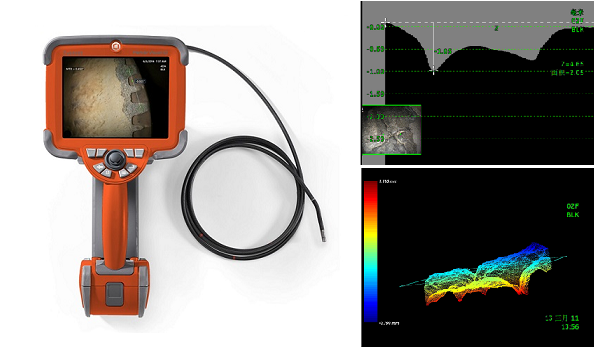 工業(yè)內窺鏡的缺陷測量功能